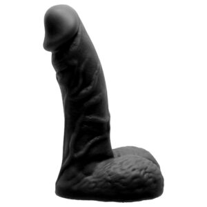 Pênis De Borracha Maciço Escroto 14,5cm X 3,5cm