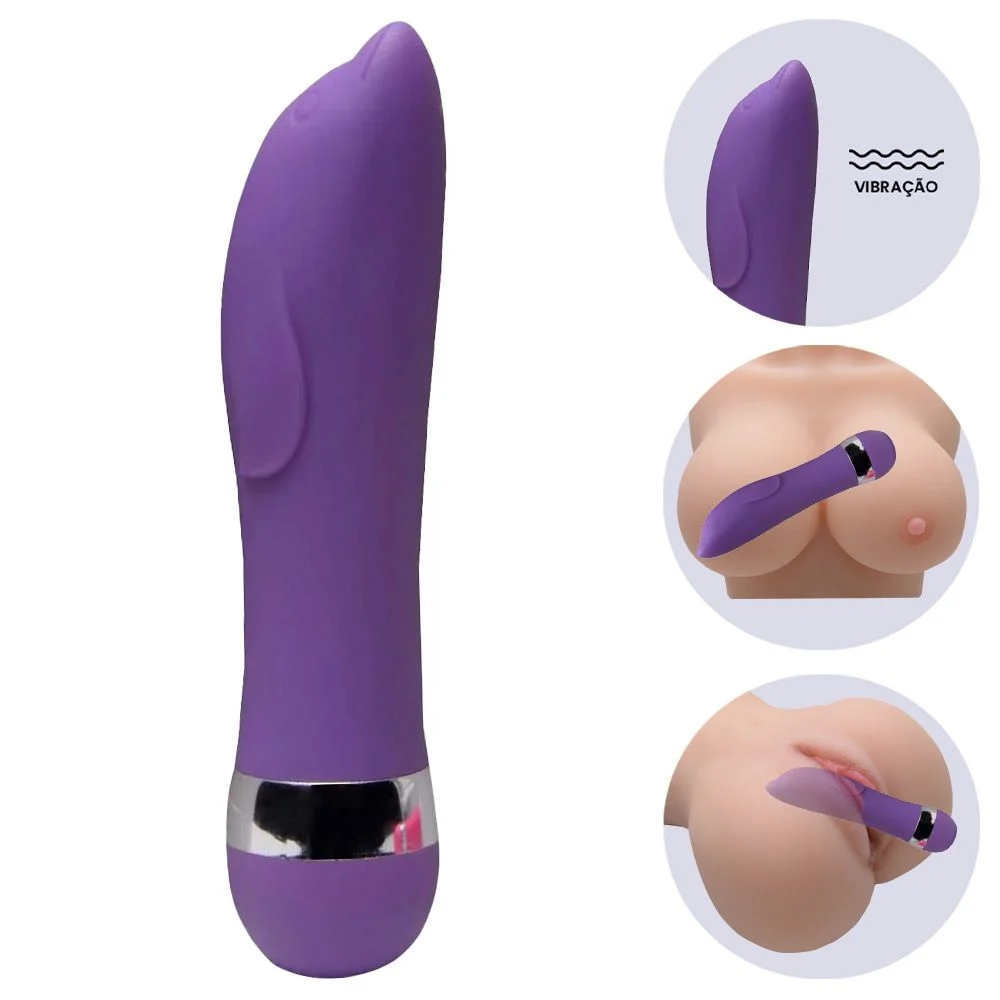 Vibrador Ponto G Golfinho Aveludado - Image 3