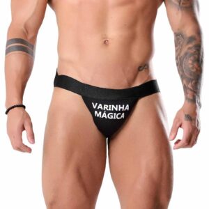 Cueca Jockstrap Fetiche Preta