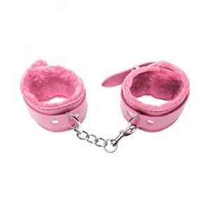 Algema Com Corrente E Fivelas Rosa