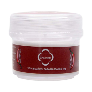 Vela beijável aromática de chocolate para massagem 50G