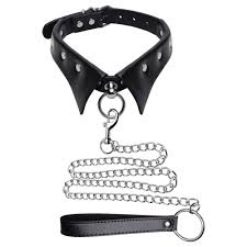 Fetich Bondage Coleira Guia Corrente