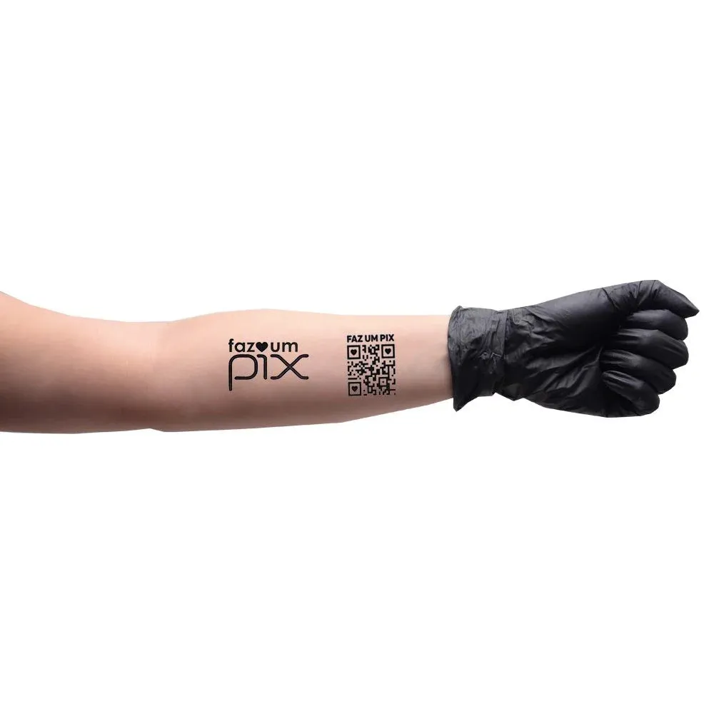 Faz Um Pix Tatuagem Temporária 10 X 15Cm - Image 3