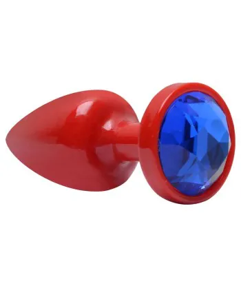 Plug Anal P Plástico Abs Vermelho 7 X 2,5Cm
