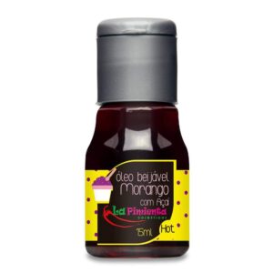 Óleo Beijável - Sabor Morango c/ Açaí - Esquenta e Excita 15ml