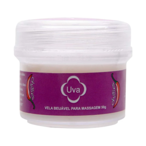 Vela beijável aromática de uva para massagem 50G